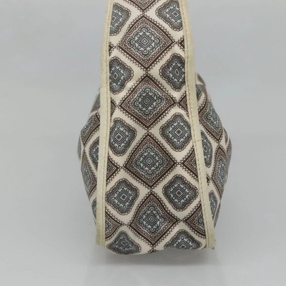 PRADA Shoulder Bag Nylon Beige Silver Auth BA4686 - Picture 6 of 16